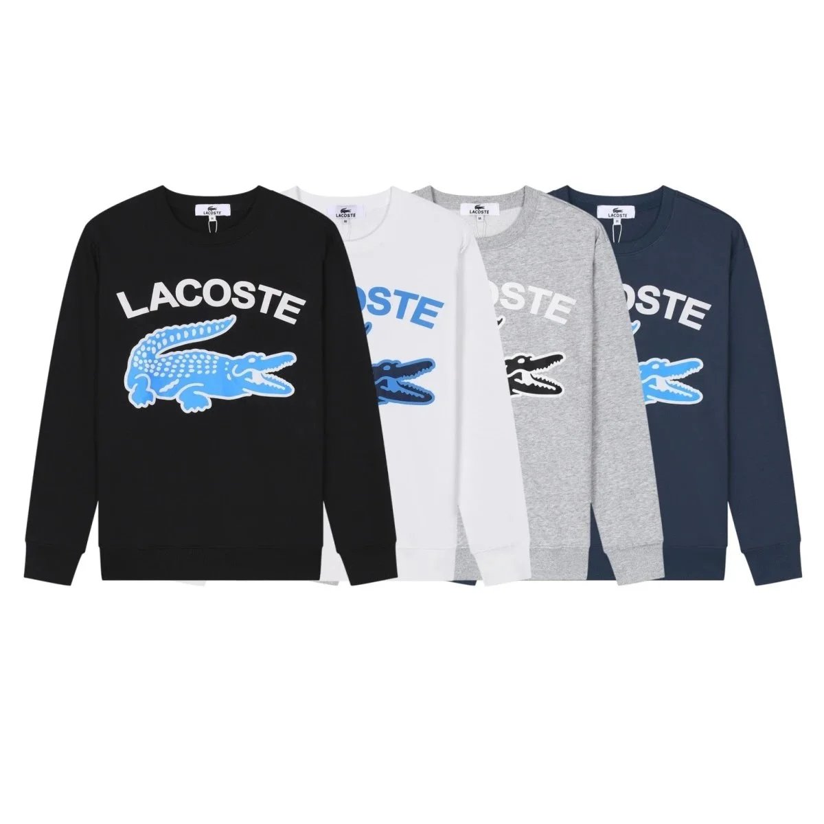 L*coste Crocodile pattern long sleeves sweatshirt