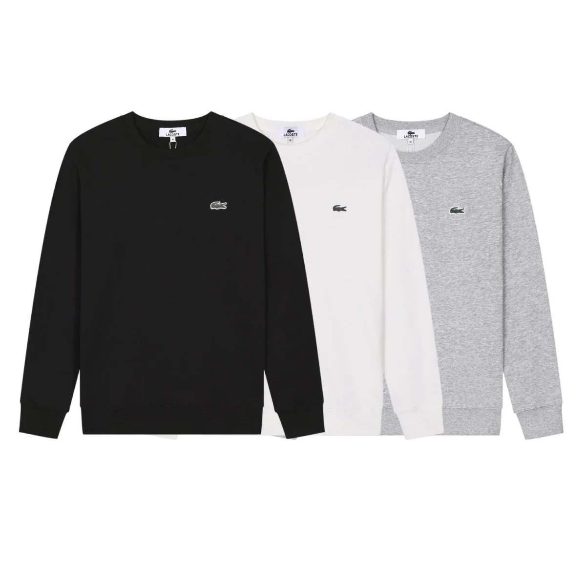 L*coste Crocodile pattern long sleeves sweatshirt