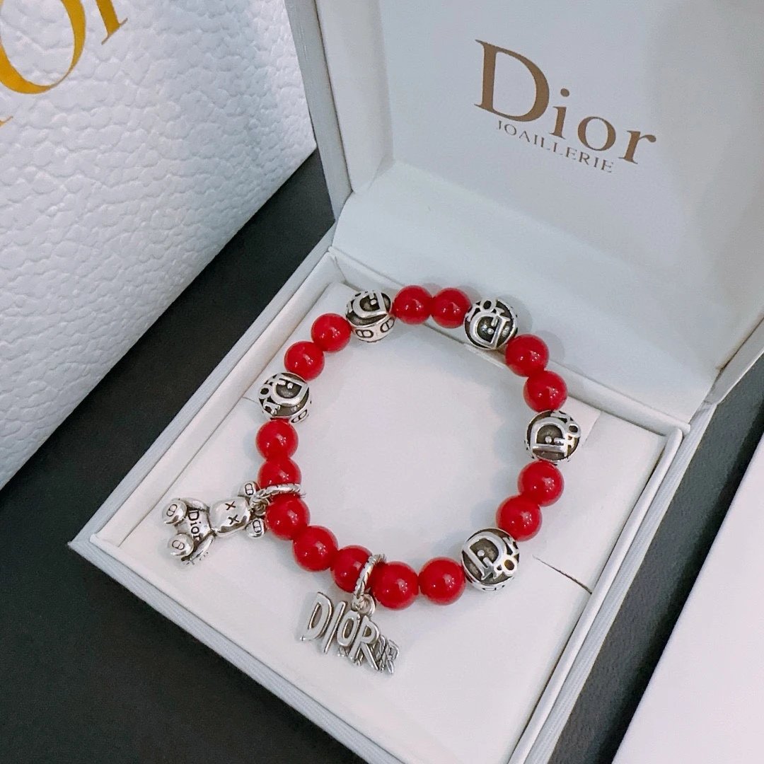 DI*OR Agate Vintage Thai Silver Style Bracelet